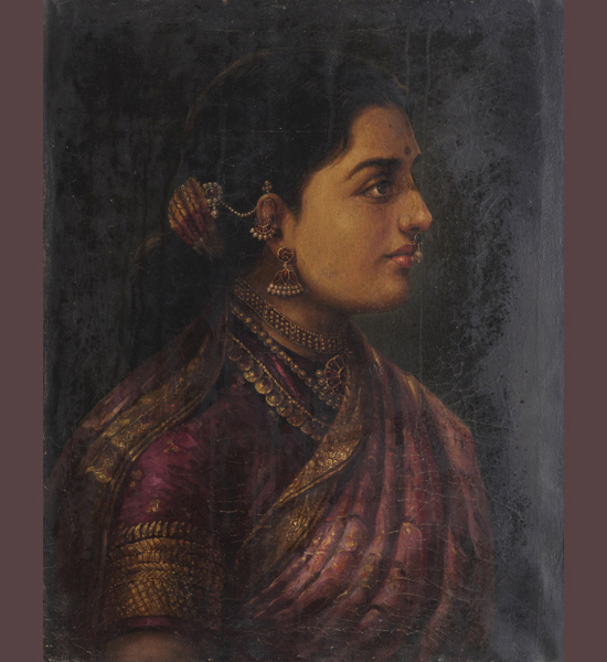 Portrait by Raja Ravi Varma
